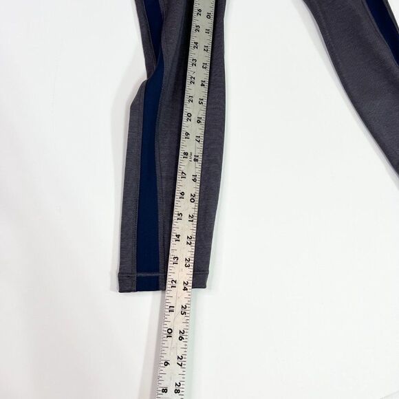 Athleta Legging Women Gray Blue Ultimate Stash Pocket 7/8 Compression Pant Small - Picture 8 of 9